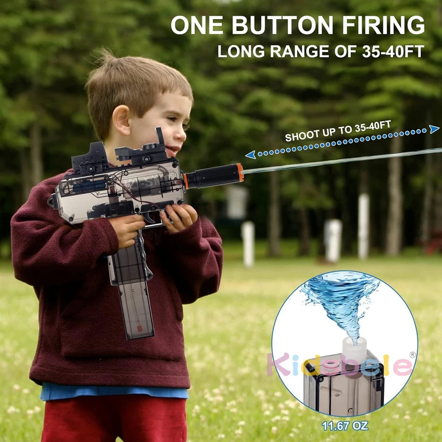 Uzi Electric Water Gun for Adults, Teens, and Children - Fun, Safe, and Exciting Gun Shape Boy Equipment