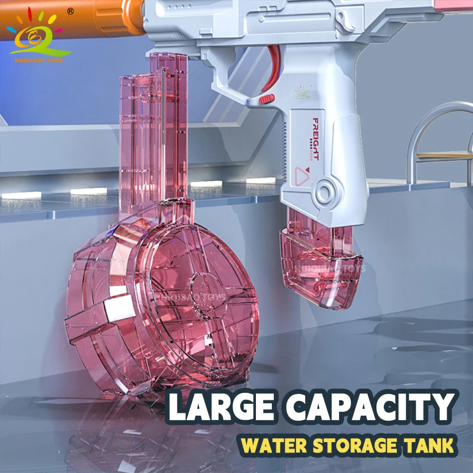 Ultimate Summer Water Gun: Uzi Electric Submachine Water Gun for Epic Beach Battles & Fantasy Fight Games – Portable, Lightweight & Fun for Kids!