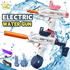 Ultimate Summer Water Gun: Uzi Electric Submachine Water Gun for Epic Beach Battles & Fantasy Fight Games – Portable, Lightweight & Fun for Kids!